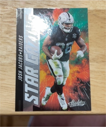 2021 Panini Absolute Star Gazing #SG13 Josh Jacobs — front