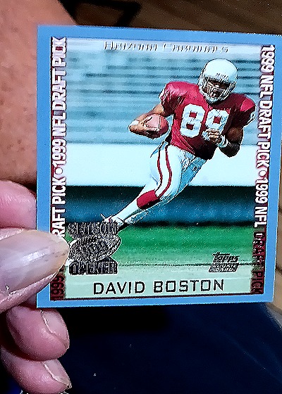 1999 Topps Season Opener #158 David Boston — front