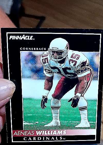1992 Pinnacle #214 Aeneas Williams — front