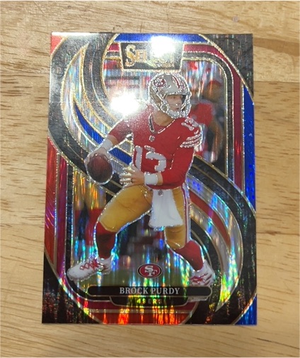 2024 Panini Select Premier Level #124 Brock Purdy — front