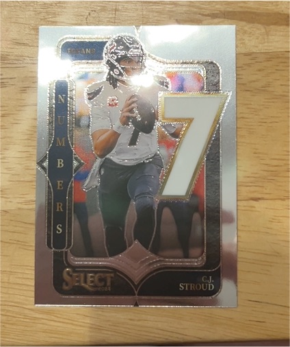 2024 Panini Select Numbers #18 C.J. Stroud — front