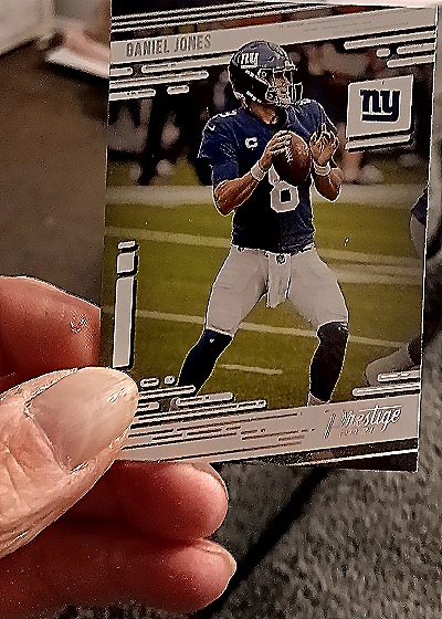 2021 Panini Prestige #01 Daniel Jones — front