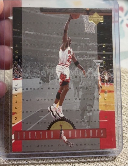 1996-97 Upper Deck #GH10 Michael Jordan Greater Heights — front