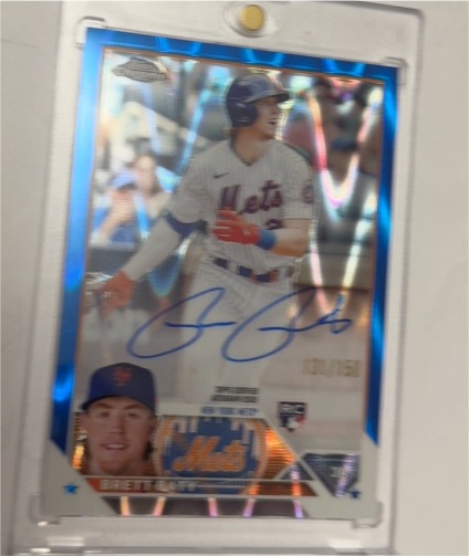 2023 Topps Chrome #RA-BBA Brett Baty — front