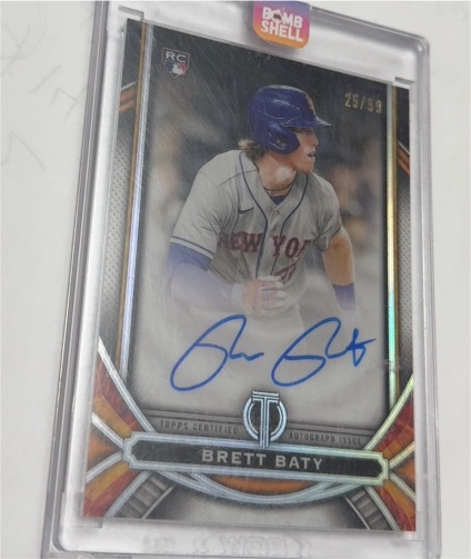 2023 Topps Tribute #25 Brett Baty — front