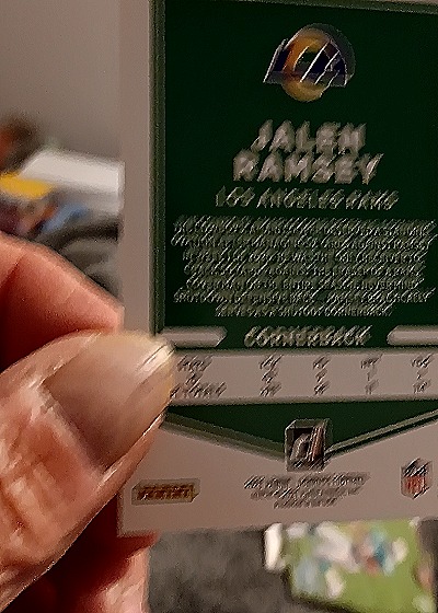 2021 Donruss #20 Jalen Ramsey — back