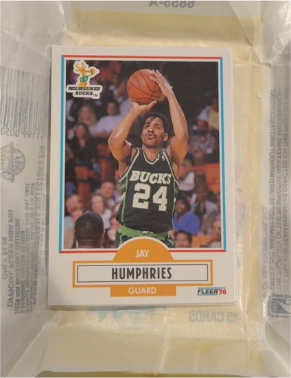 1990-91 Fleer #105 Jay Humphries — front