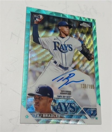 2023 Topps Chrome Update #RA-TB Taj Bradley — front