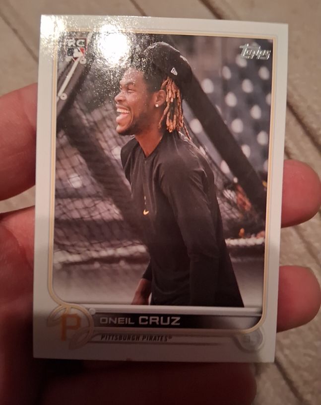 2022 Topps #537 Oneil Cruz Rookie Image Variation — front
