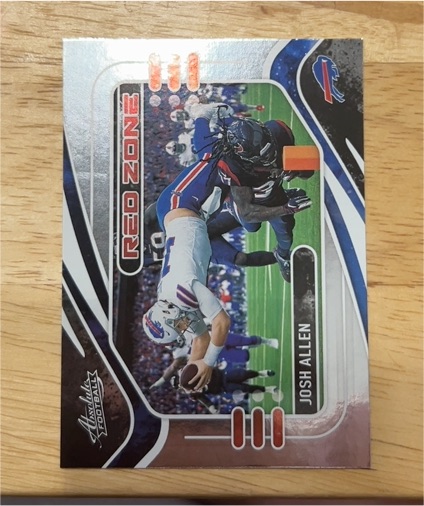 2021 Panini Absolute Red Zone #RZ1 Josh Allen — front