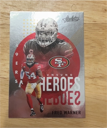 2021 Panini Absolute Unsung Heroes #UH5 Fred Warner — front