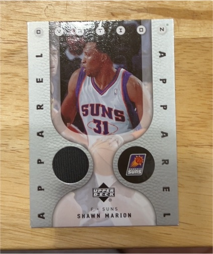 2006-07 Upper Deck Ovation Apparel #OA-SM Shawn Marion — front