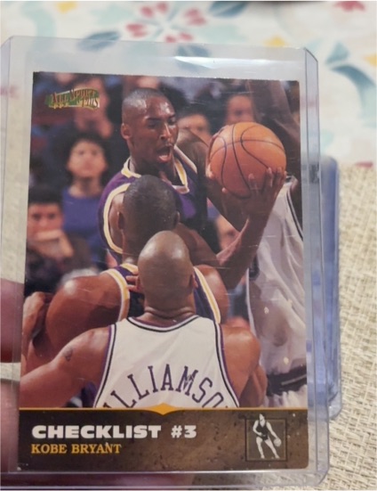 1996 Score Board All Sport PPF #150 Kobe Bryant Checklist #3 — front