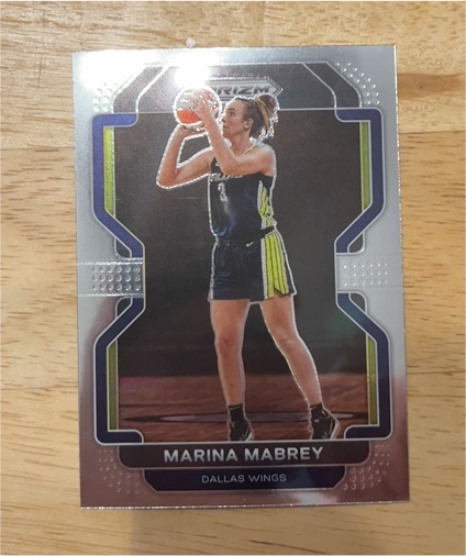 2022 Panini Prizm WNBA #90 Marina Mabrey — front