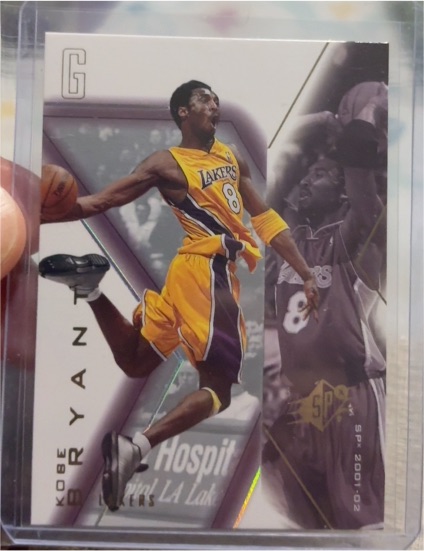 2001-02 Upper Deck SPx #38 Kobe Bryant — front