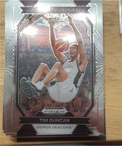 2024 Panini Prizm Draft Picks All-American #25 Tim Duncan — front
