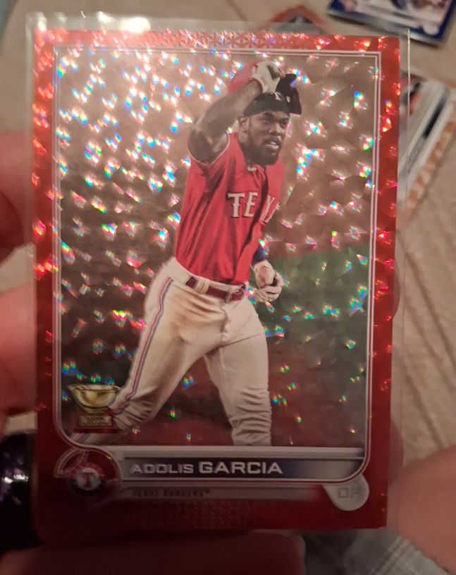 2022 Topps Series 2 #652 Adolis Garcia — front