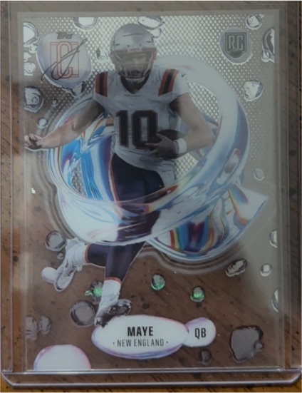 2024 Topps Signature Class Fluidity Acetate #F-3 Drake Maye — front