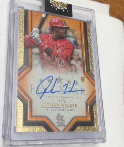 2023 Topps Five Star #4/5 Jordan Walker — front