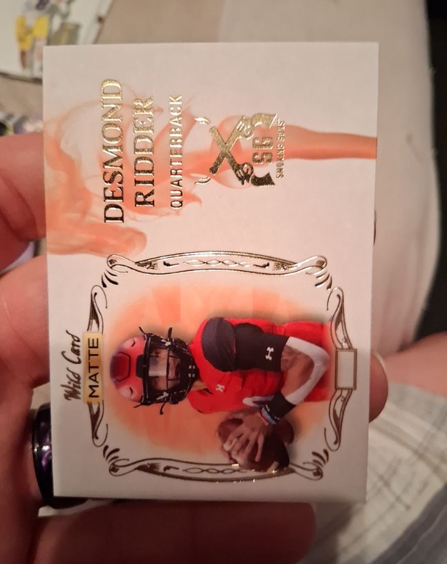 2022 Wild Card Matte Smoking Guns #SG-3 Desmond Ridder — front