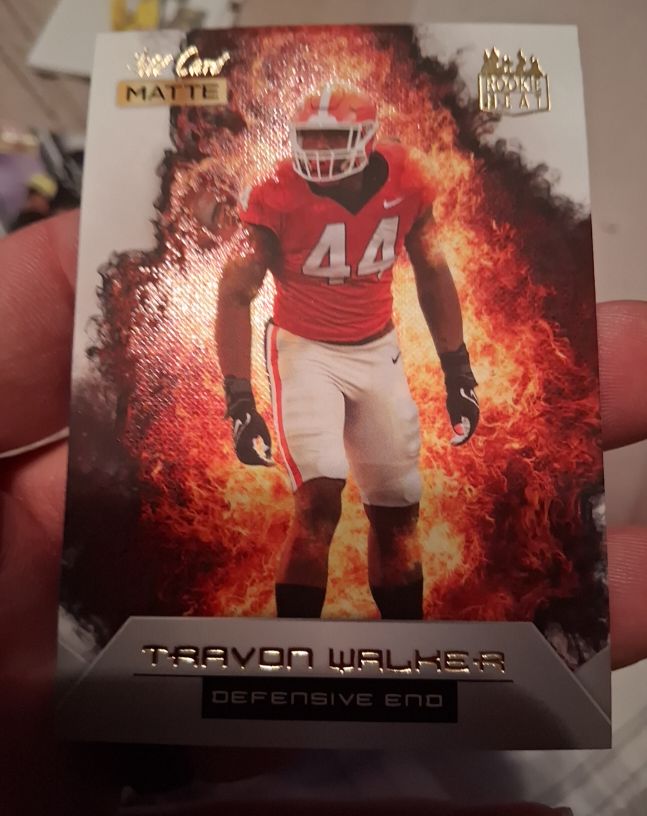 2022 Wild Card Matte Rookie Heat #RH-15 Travon Walker — front