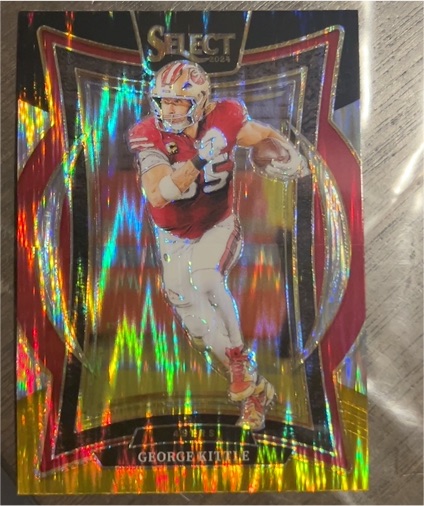 2024 Panini Select Concourse #58 George Kittle — front