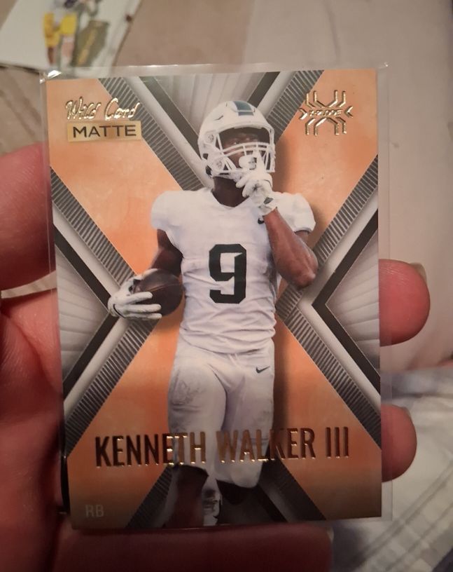 2022 Wild Card Matte X-Plode #MXP-32 Kenneth Walker III — front