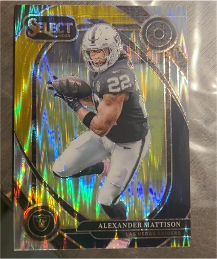 2024 Panini Select Club Level #204 Alexander Mattison — front