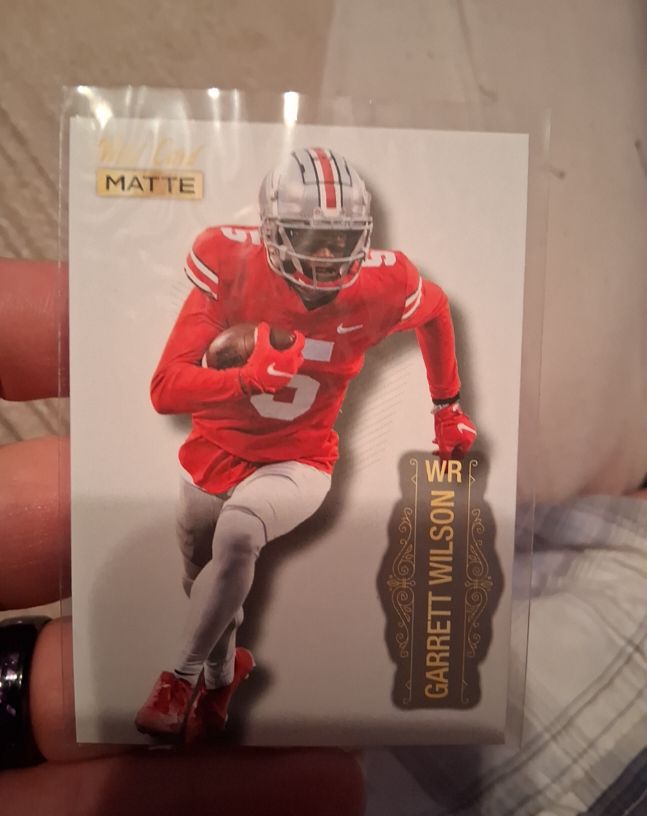 2022 Wild Card Matte #MB-45 Garrett Wilson — front