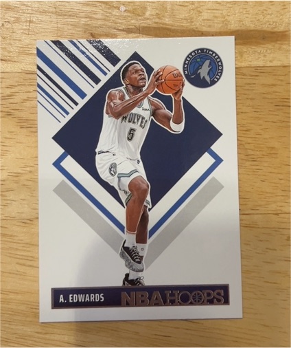 2024-25 Panini NBA Hoops #286 Anthony Edwards — front
