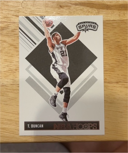 2024-25 Panini NBA Hoops #297 Tim Duncan Tribute — front