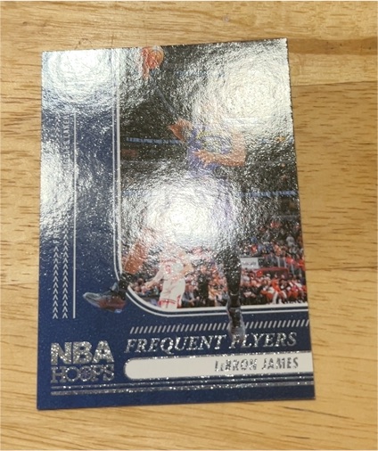 2024-25 Panini NBA Hoops #13 LeBron James Frequent Flyers — front