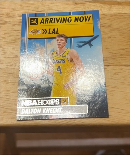 2024-25 Panini NBA Hoops Arriving Now Dalton Knecht — front