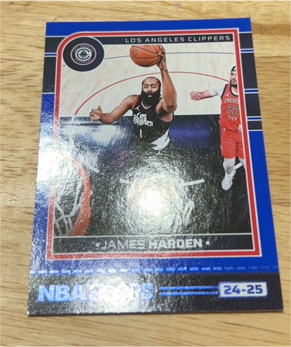 2024-25 Panini NBA Hoops #202 James Harden — front