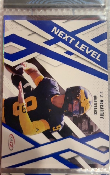 2024 SAGE HIT Low Series #90 J.J. McCarthy — front