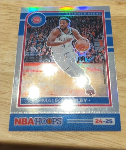 2024-25 Panini NBA Hoops #24-25 Malik Fitts — front