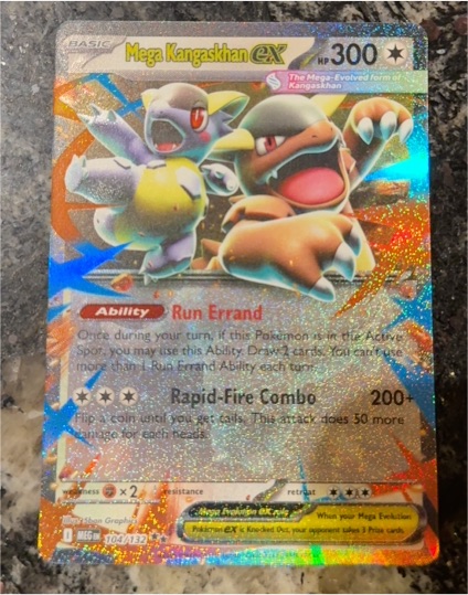 2025 Pokémon TCG Mega Kangaskhan EX #104/132 — front