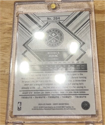 2024-25 Panini NBA Hoops #284 Nikola Jokic — front