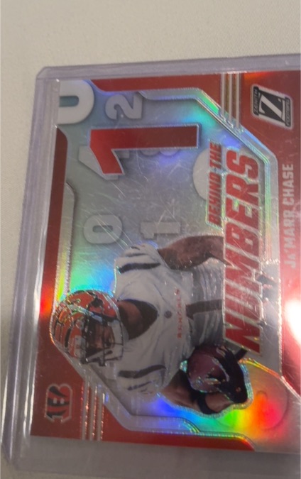 2023 Panini Zenith #11 Ja'Marr Chase Behind the Numbers — front