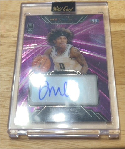 2024 Wild Card Metallix #PRC Dug McDaniel — front