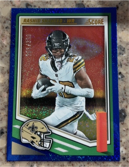 2025 Panini Score #191 Rashid Shaheed — front
