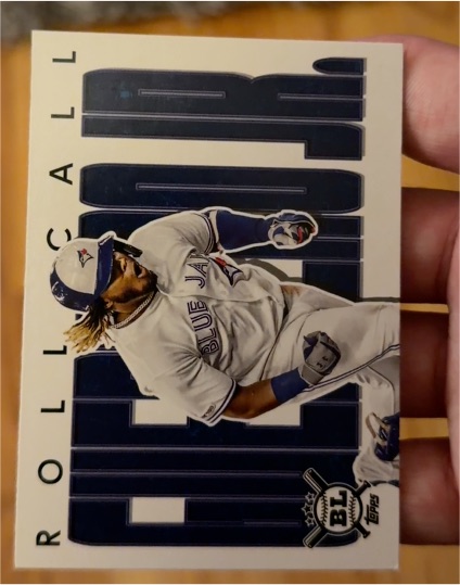 2020 Topps Big League Roll Call #RC-10 Vladimir Guerrero Jr. — front