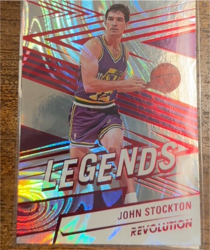 2024-25 Panini Revolution Legends #154 John Stockton — front