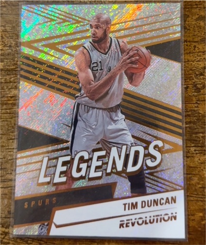 2024-25 Panini Revolution Legends #161 Tim Duncan — front