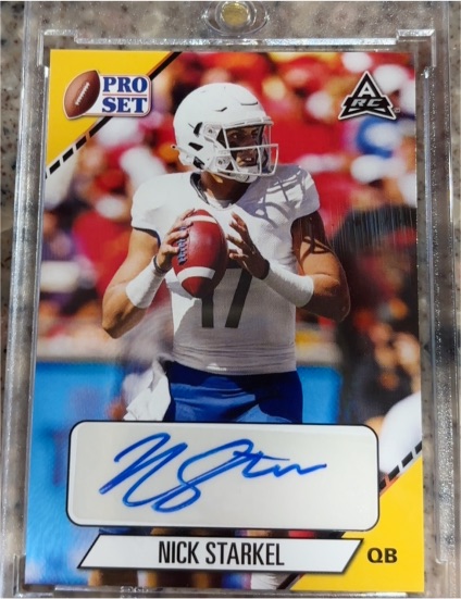 2021 Pro Set College Football #PS-NS1 Nick Starkel — front