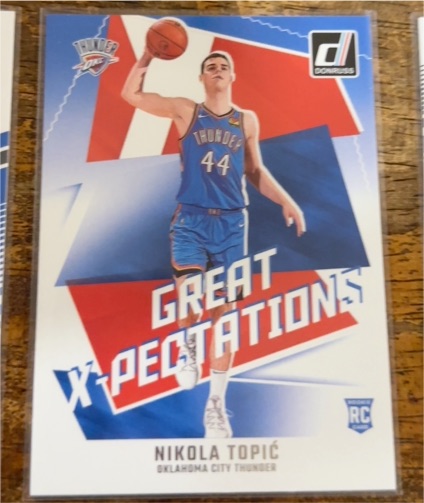 2024-25 Donruss Great X-Pectations #12 Nikola Topic — front