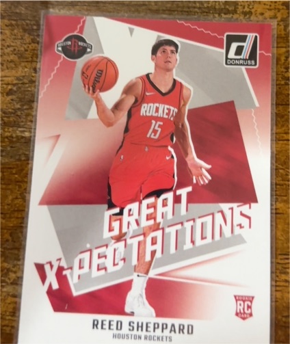 2024-25 Donruss #15 Reed Sheppard Great X-Pectations Rookie — front