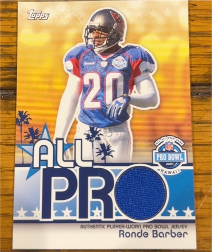2007 Topps All Pro Relics #APR-RB Ronde Barber — front