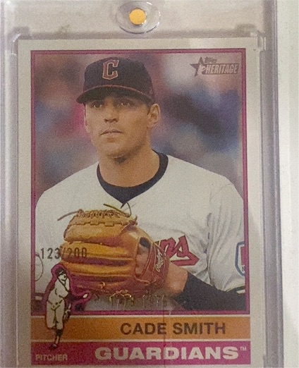 2025 Topps Heritage #123 Cade Smith — front