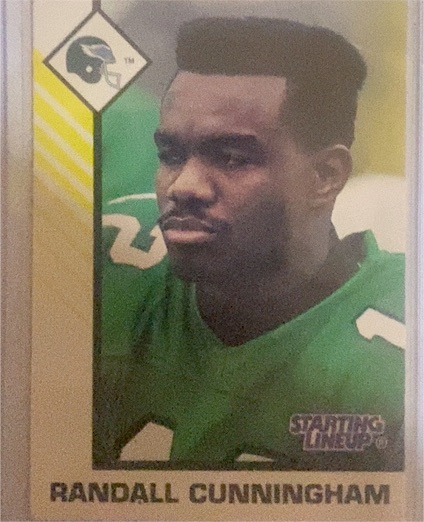 1991 Starting Lineup Randall Cunningham — front